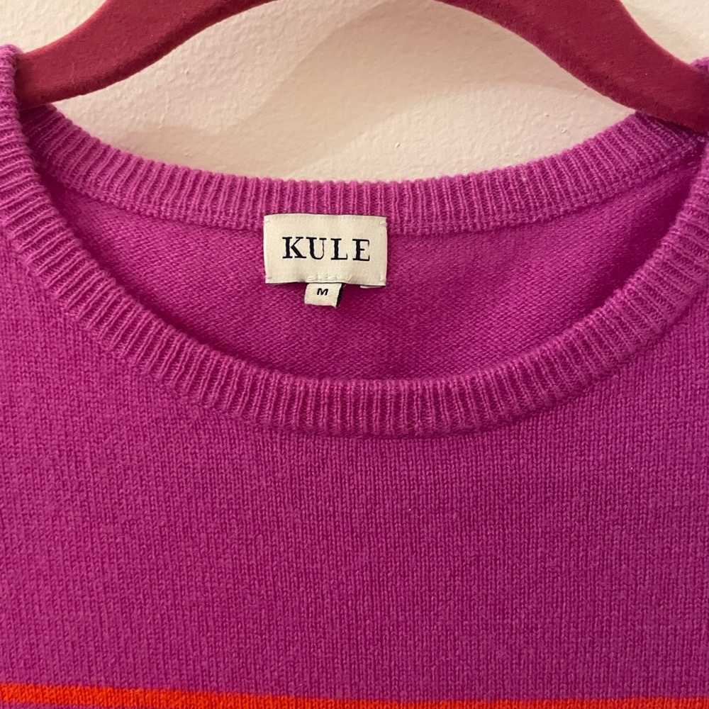 KULE Cashmere Striped Crewneck Sweater - Picture 5 of 5